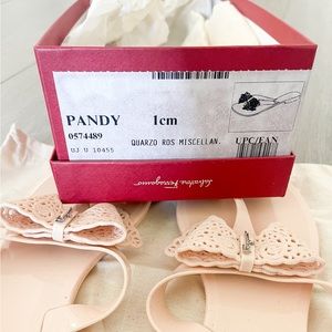 FERRAGAMO BOW  PANDY JELLY SLIPPER Size 8, Originally bought at saks. Authentic